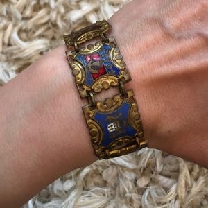 Vintage Copper “Royal Crest” Bracelet